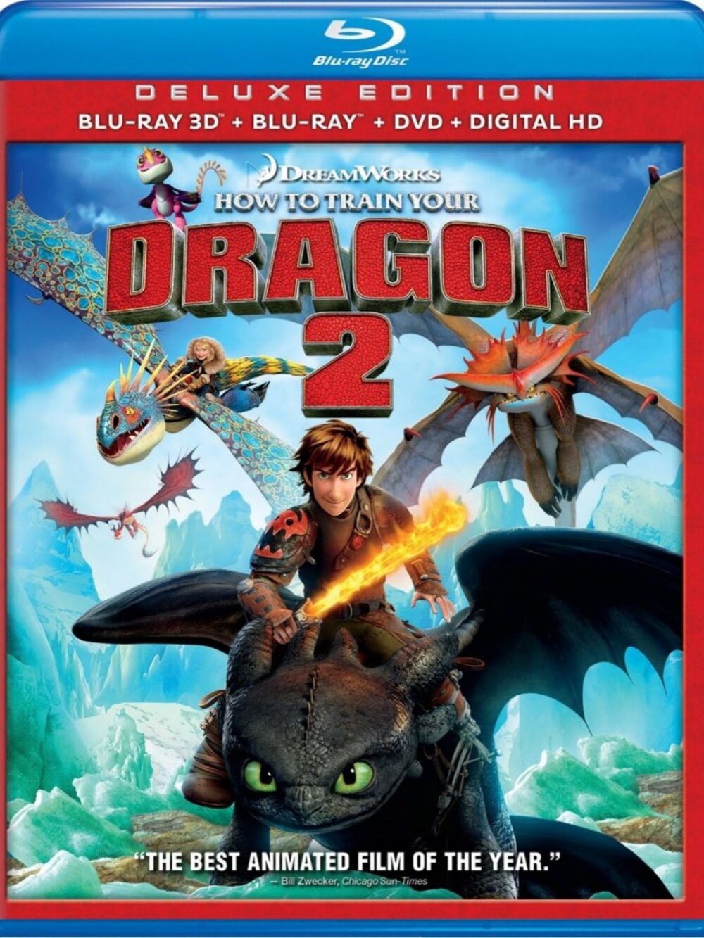 Deluxe Edition How to Train Your Dragon 2 - Blu-ray 3D, Blu-ray & DVD Set